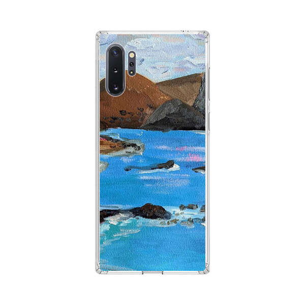 Rocky Coastline Ocean Painting Samsung Galaxy Note10 Plus Case