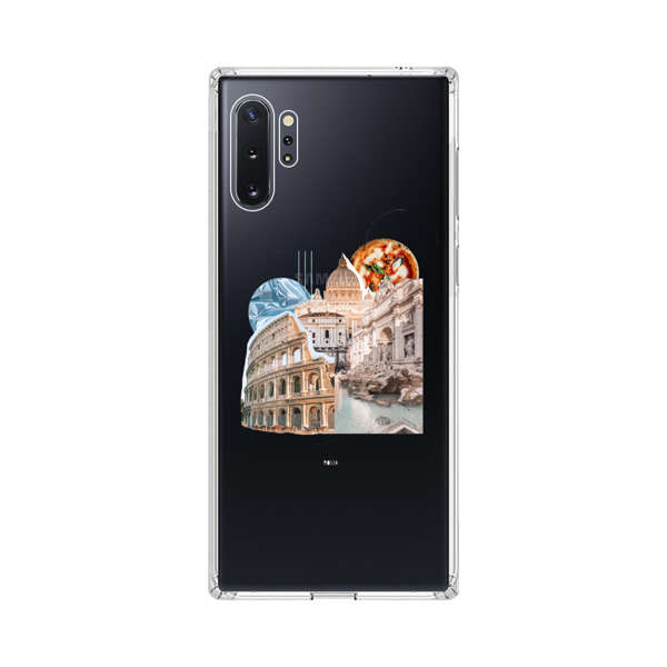 Rome Landmarks with Pizza Samsung Galaxy Note10 Plus Case