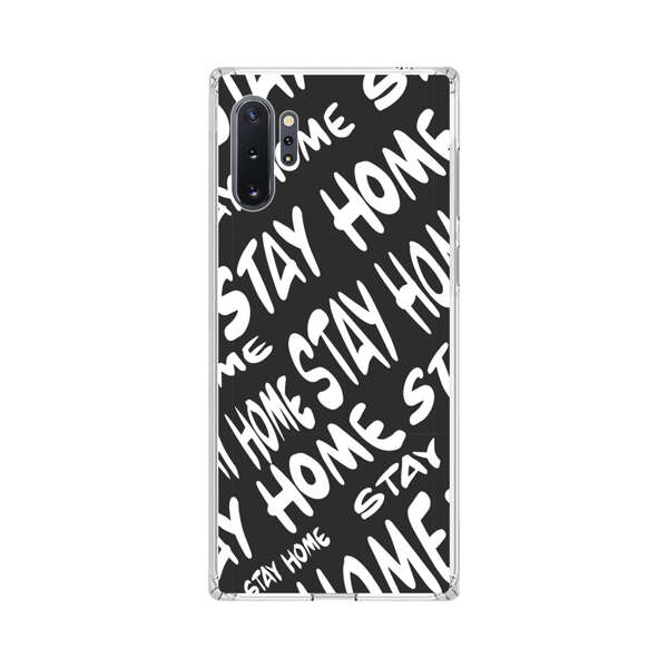 Stay Home Pattern Samsung Galaxy Note10 Plus Case