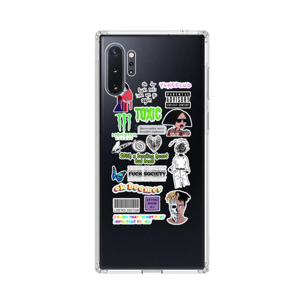 Sticker Collage Edgy Expressive Pop Culture Samsung Galaxy Note10 Plus Case
