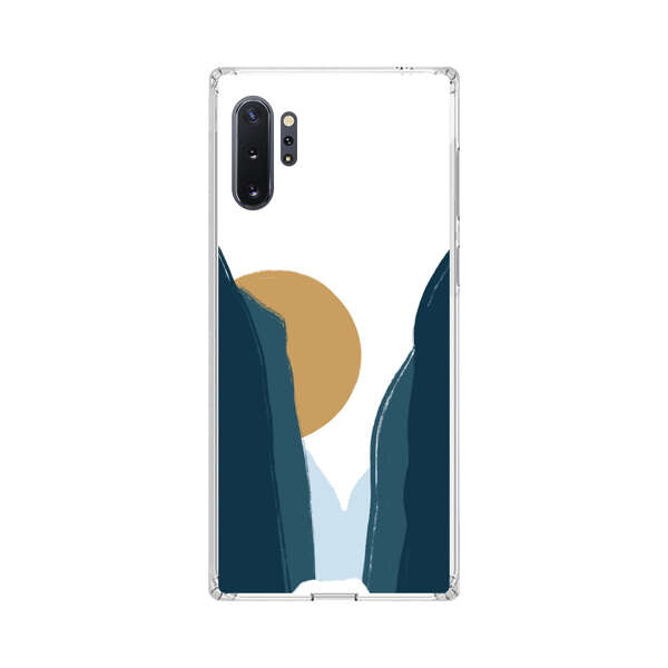 Sunset Between Dark Cliffs Samsung Galaxy Note10 Plus Case