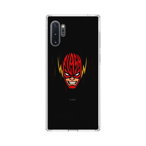 Vibrant Superhero Face with Lightning Bolts Samsung Galaxy Note10 Plus Case