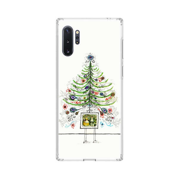 Whimsical Christmas Tree Artistic Design Samsung Galaxy Note10 Plus Case