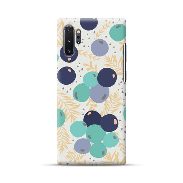 Abstract Berries Pattern Samsung Galaxy Note10 Plus Hard Case