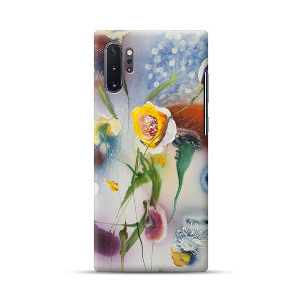 Abstract Colorful Flowers Samsung Galaxy Note10 Plus Hard Case