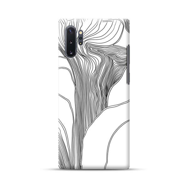 Abstract Line Art Design Samsung Galaxy Note10 Plus Hard Case