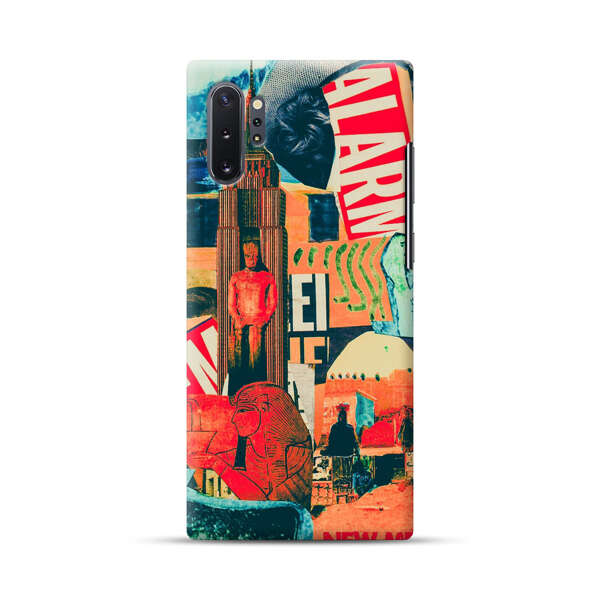 Artistic Urban Collage Samsung Galaxy Note10 Plus Hard Case