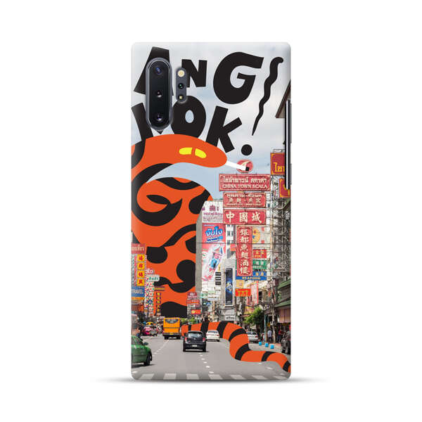 Bangkok Chinatown Snake Street Scene Samsung Galaxy Note10 Plus Hard Case