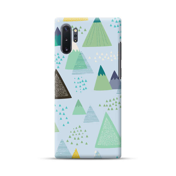 Colorful Abstract Mountain Pattern Samsung Galaxy Note10 Plus Hard Case