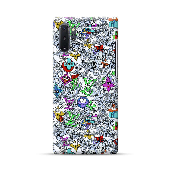 Colorful Cartoon Graffiti Pattern Samsung Galaxy Note10 Plus Hard Case