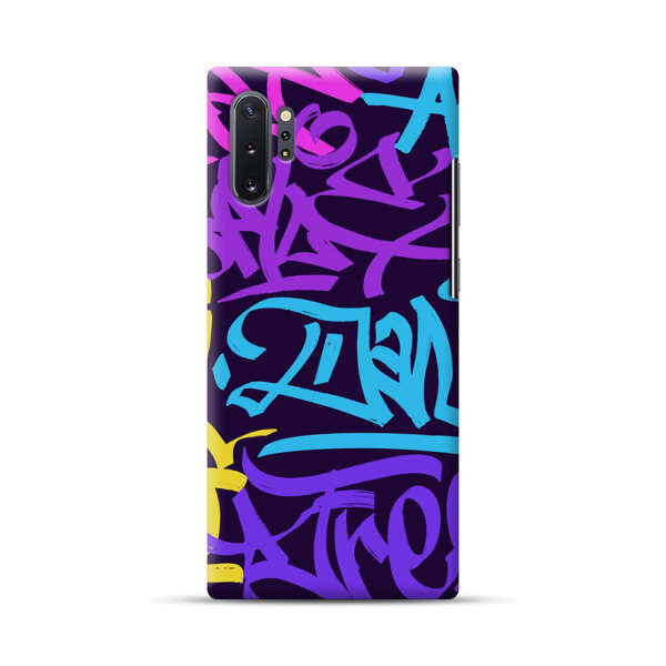 Colorful Graffiti Pattern Samsung Galaxy Note10 Plus Hard Case