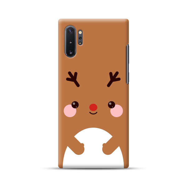 Cute Minimalist Reindeer Cartoon Samsung Galaxy Note10 Plus Hard Case