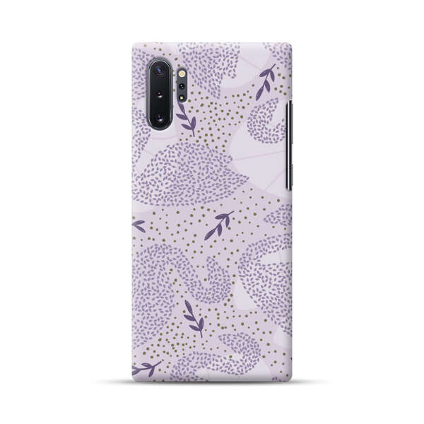 Lavender Swan Pattern Samsung Galaxy Note10 Plus Hard Case