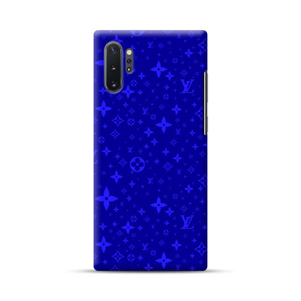 Luxury Blue Designer Pattern Samsung Galaxy Note10 Plus Hard Case