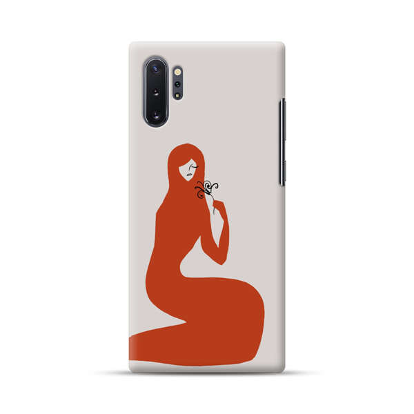 Minimalist Abstract Woman Silhouette Samsung Galaxy Note10 Plus Hard Case