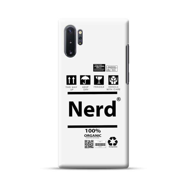 Minimalist Nerd Shipping Icons Design Samsung Galaxy Note10 Plus Hard Case