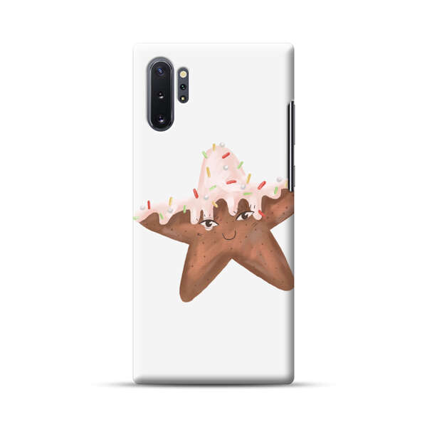 Smiling Gingerbread Star Cookie Samsung Galaxy Note10 Plus Hard Case