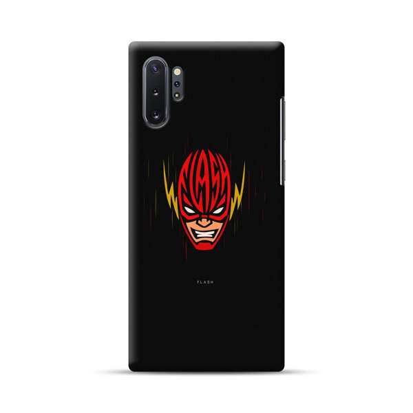 Vibrant Superhero Face with Lightning Bolts Samsung Galaxy Note10 Plus Hard Case
