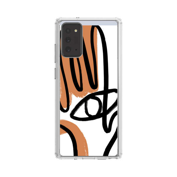 Abstract Minimalist Hand with Eye Samsung Galaxy Note20 (5G) Case