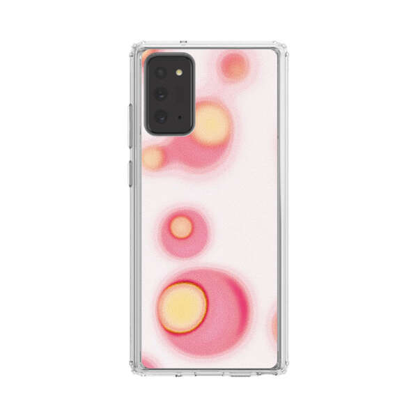 Abstract Pink and Yellow Blobs Samsung Galaxy Note20 (5G) Case