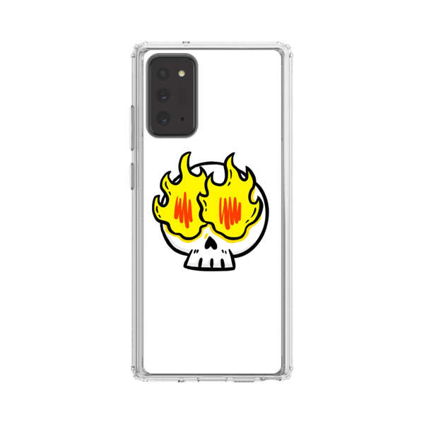 Cartoon Skull with Flames Samsung Galaxy Note20 (5G) Case