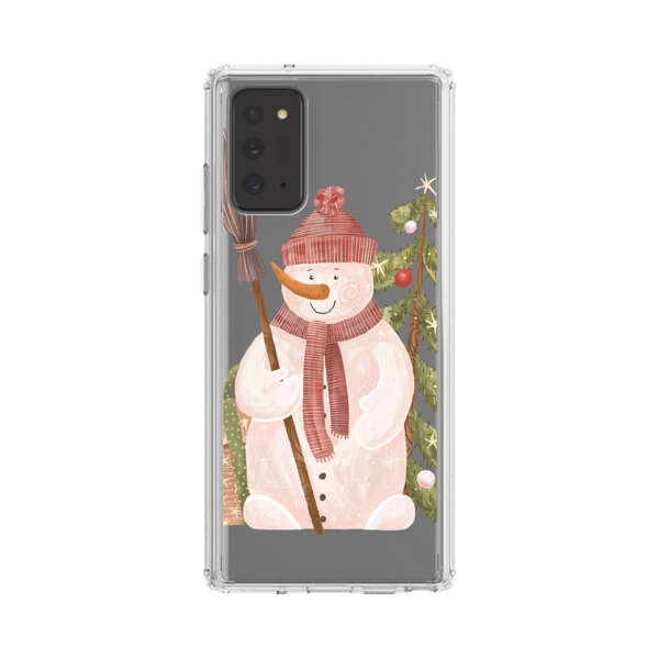 Charming Winter Snowman Illustration Samsung Galaxy Note20 (5G) Case