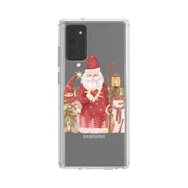 Christmas Santa Elf Snowman Festive Illustration Samsung Galaxy Note20 (5G) Case