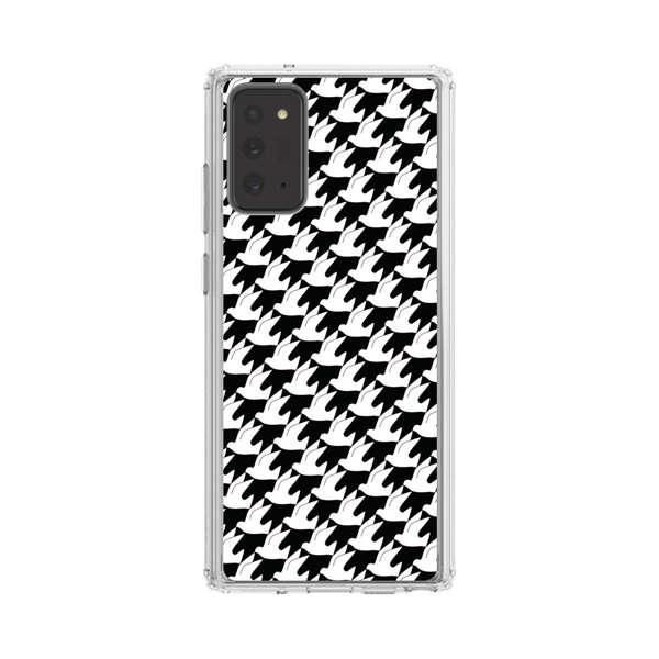 Classic Black and White Houndstooth Pattern Samsung Galaxy Note20 (5G) Case