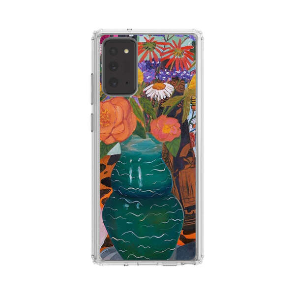 Colorful Still Life with Flower Vases and Shell Samsung Galaxy Note20 (5G) Case