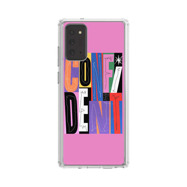 Confident Bold Colorful Typography Samsung Galaxy Note20 (5G) Case