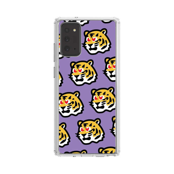 Cute Tiger with Heart Eyes Pattern Samsung Galaxy Note20 (5G) Case