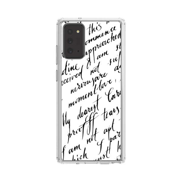 Handwritten Calligraphy Samsung Galaxy Note20 (5G) Case