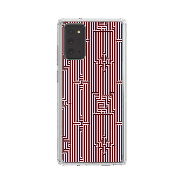 Intricate Geometric Striped Pattern Samsung Galaxy Note20 (5G) Case