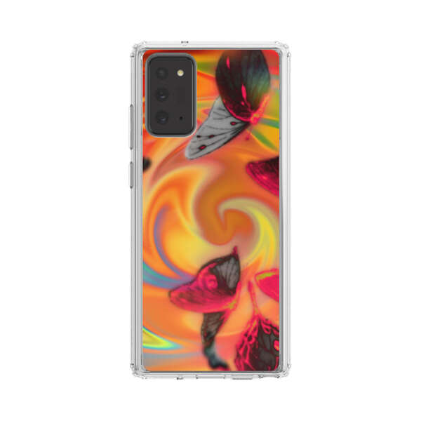 Psychedelic Butterflies Swirl Samsung Galaxy Note20 (5G) Case