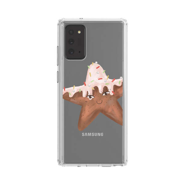 Smiling Gingerbread Star Cookie Samsung Galaxy Note20 (5G) Case