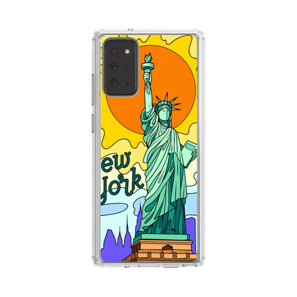 Statue of Liberty New York Artistic Sun Samsung Galaxy Note20 (5G) Case