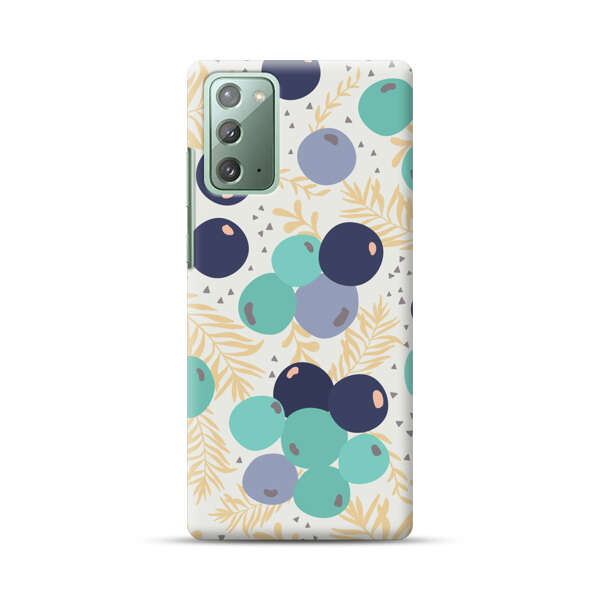 Abstract Berries Pattern Samsung Galaxy Note20 (5G) Hard Case