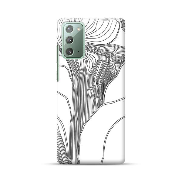 Abstract Line Art Design Samsung Galaxy Note20 (5G) Hard Case