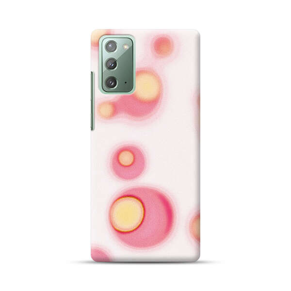 Abstract Pink and Yellow Blobs Samsung Galaxy Note20 (5G) Hard Case