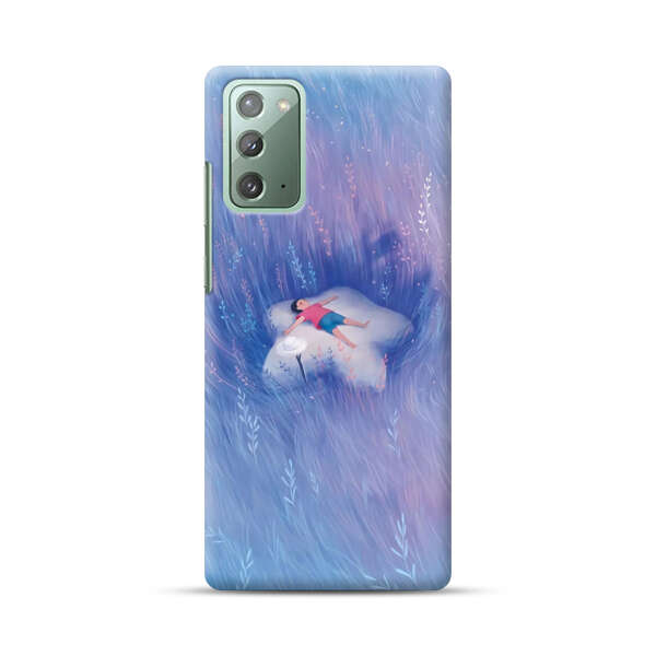 Child Relaxing in Dreamy Field Samsung Galaxy Note20 (5G) Hard Case