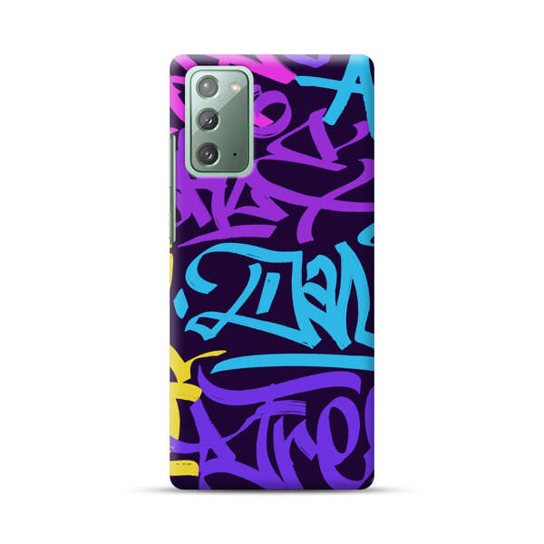 Colorful Graffiti Pattern Samsung Galaxy Note20 (5G) Hard Case