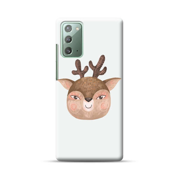 Cute Cartoon Deer Face Samsung Galaxy Note20 (5G) Hard Case