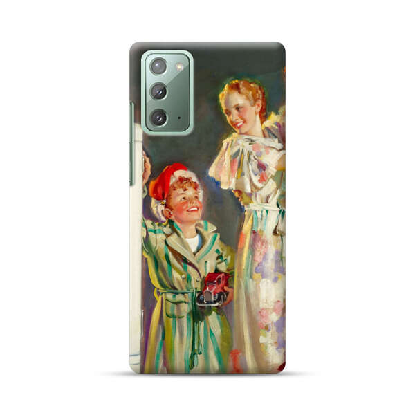 Joyful Family Christmas Celebration Samsung Galaxy Note20 (5G) Hard Case