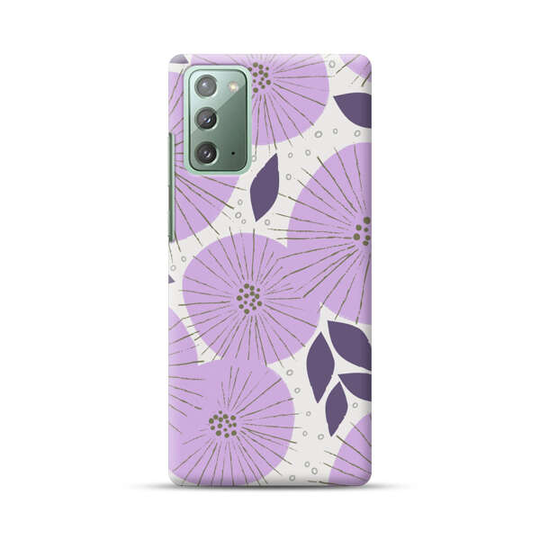 Lavender Flower Pattern Samsung Galaxy Note20 (5G) Hard Case