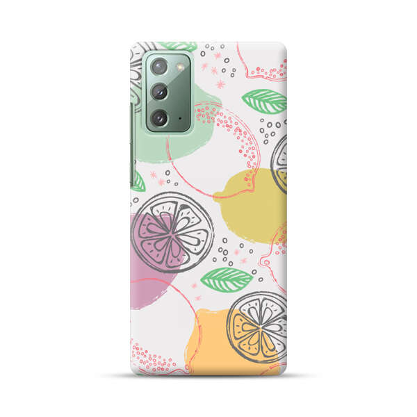 Lemon Colorful Abstract Pattern Samsung Galaxy Note20 (5G) Hard Case