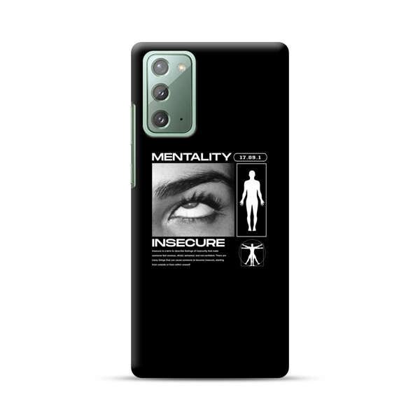 Mentality Insecure Eye Art Samsung Galaxy Note20 (5G) Hard Case