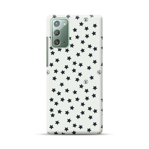 Minimalist Black Stars Pattern Samsung Galaxy Note20 (5G) Hard Case