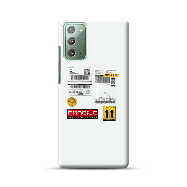 Shipping Labels and Fragile Handling Stickers Samsung Galaxy Note20 (5G) Hard Case