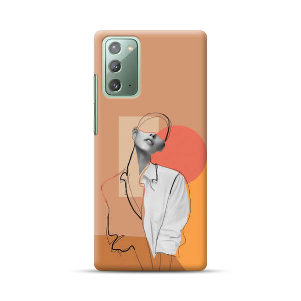 Stylish Abstract Portrait Art Samsung Galaxy Note20 (5G) Hard Case