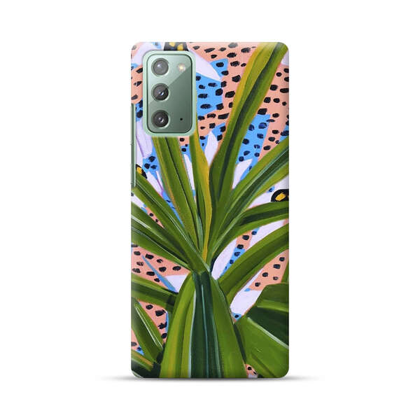 Tropical Leaves Abstract Pattern Samsung Galaxy Note20 (5G) Hard Case